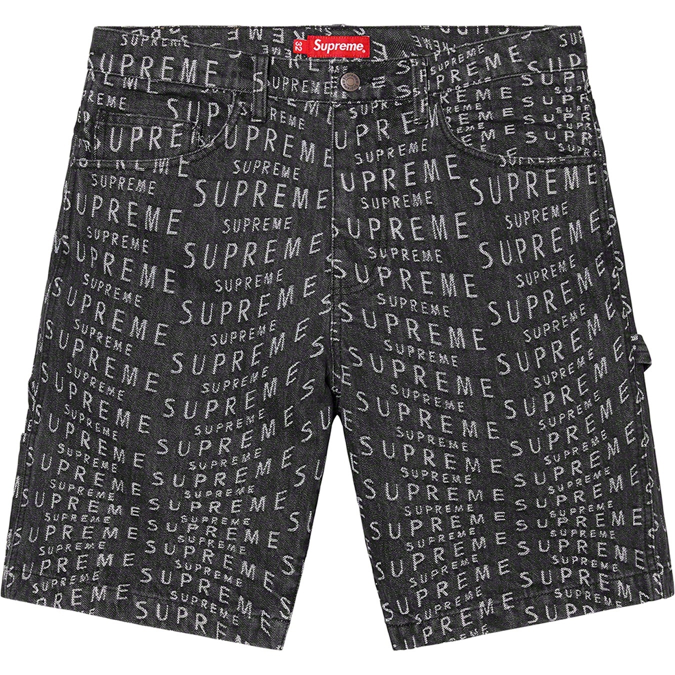 Warp Jacquard Logos Denim Painter Short view 8